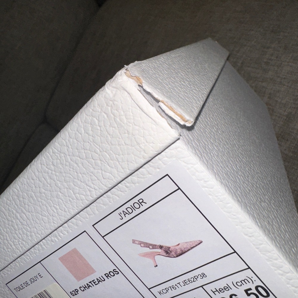 DIOR Empty Shoe BoxWhite Box Authentic Packaging  Display Storage‎ - Picture 6 of 9